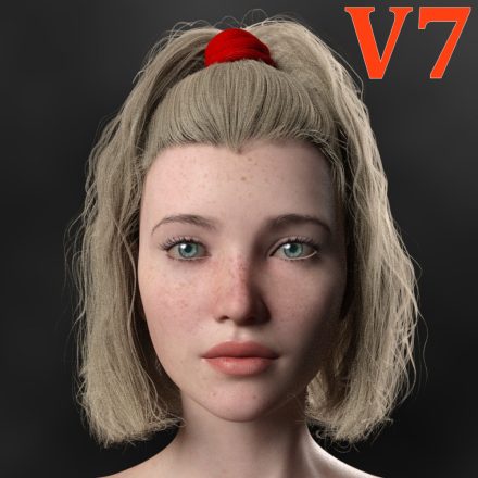 Betty V6 - V7 High Quality Textures For G8 Female