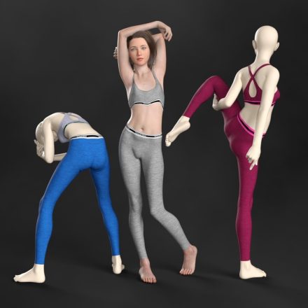 Cora Charachter Morph With 100 Poses 