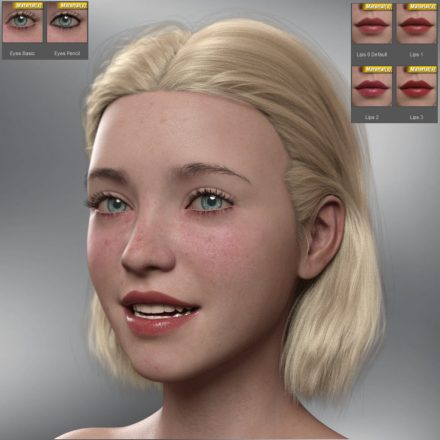 Vivien V4 High Quality Textures For G8 Female