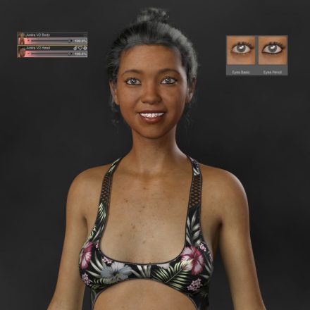 Amira V2 High Quality Textures For G8 Female