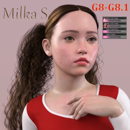 Milka S Morph for Genesis 8 and 8.1