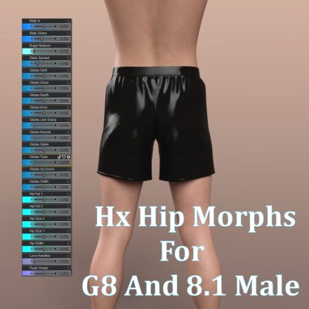 Hx Hip Morphs For G8 And 8.1 Male