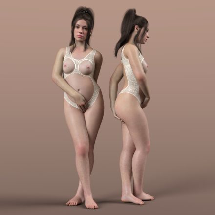 Elke B Morph +21 Poses for Genesis 9