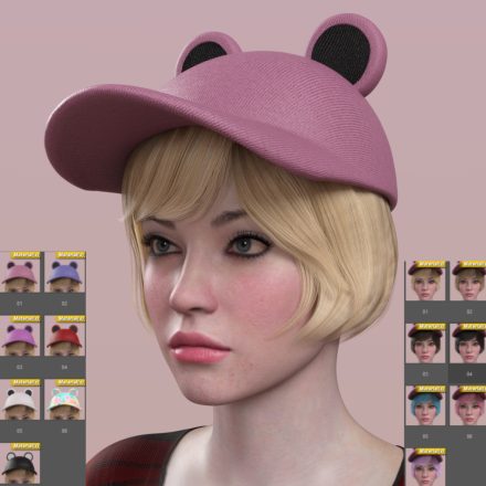 HX Teddy Cap With Hair for G8 Fm and G9