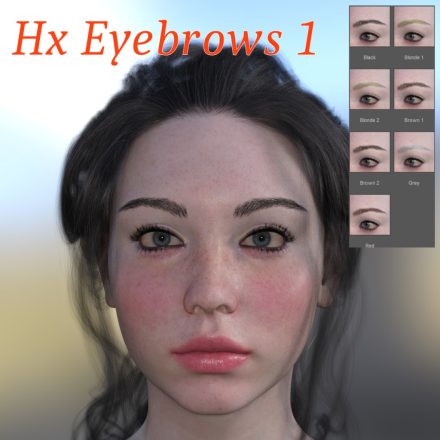 HX Eyebrows 1 for G8, G8.1 and G9